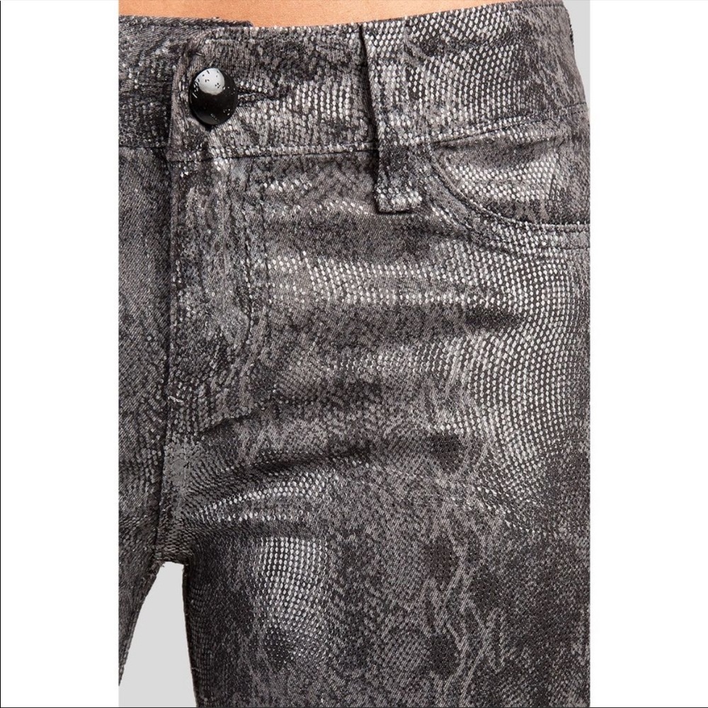Standards And Practices Snakeskin Print Jeans - image 2